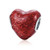 Red Rose Bracelet Charm Beads 925 Sterling Silver Heart Charm for DIY Bracelet or Necklace