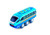 Hape Remote Control Car,  Train Car , Kids  Railway Toy, App or Button RC Vehicle with 5 Playable Sounds, Rechargeable Battery Feature, Blue