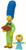 The Simpsons Series 10 Playmates Action Figure Sunday Best Marge and Maggie