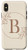 iPhone X-XS Noble Monogram Initial Letter B Floral Pattern Case