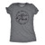 Womens Coffee and Jesus T Shirt Cute Religious Easter Christian Faith Morning -Dark Heather Grey- - L