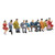 lahomia 50-Piece O Scale All Seated People Sitting Figures Passengers Different Pose