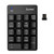 Sunreed 2.4G Number Pad 18 Keys Wireless Silent Numeric Keypad with Mini USB Receiver for Laptop-Notebook Compatible with Windows System