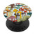 Vintage Psychedelic Hippie Mushroom Foraging Fungi Pattern PopSockets PopGrip- Swappable Grip for Phones  and  Tablets