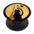 Cat-O-Witchie Moon Funny Halloween Black Cat Witch PopSockets Grip and Stand for Phones and Tablets