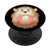 Initial O Hedgehog Letter Monogram Pink PopSockets PopGrip- Swappable Grip for Phones  and  Tablets