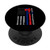 Thin Blue Red Line Thin Blue Line American Flag PopSockets PopGrip- Swappable Grip for Phones  and  Tablets