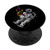 Skull astronaut with flowers in space PopSockets PopGrip- Swappable Grip for Phones  and  Tablets