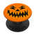 Pumpkin Halloween Jack o Lantern Graphic PopSockets PopGrip- Swappable Grip for Phones  and  Tablets