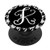 Name Monogram Initial K Houndstooth Pattern PopSockets Grip and Stand for Phones and Tablets
