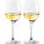FAWLES White Wine Glasses Set of 2 Non-leaded Crystal Glass 10 Ounce Capacity Clear Standard Wine Glass Dishwasher Safe