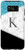 Galaxy S8 plus Classy Initial Letter K Monogram Gift Color Block Teal Black Case