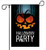 MOCOFO Happy Halloween Garden Flag Vertical Double Sized Spooky Ghost Pumpkin Jack O'Lantern Burlap ?Premium Material Double Sided?Yard Outdoor Decoration 12.5 x 18 Inch