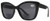 Women Bifocal Reading Sunglasses Reader Glasses Cateye Jackie O Style -Black  plus3.50-