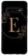 Galaxy S10 Monogram Initial Letter E Floral Pattern Case