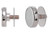C.R. LAURENCE CAP114CH CRL Chrome 1-1-4" Diameter Standoff Cap Assembly