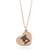 Tioneer Rose Gold Plated Stainless Steel Letter R Initial Empire Monogram Floating Heart Tag Charm Pendant Necklace Tioneer Rose Gold Plated Stainless Steel Letter R Initial Empire Monogram Floating Heart Tag Charm Pendant Necklace