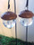 Fairy Garden Acorn Cap Miniature Lanterns. Set of 2 Hanging Lanterns. Dollhouse Terrarium Décor.