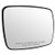Brock Replacement Passenger Side View Mirror Glass  and  Base OEM Substitute Compatible with 2009-2016 Journey 68045692AA CH1323394