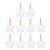 Sublimation Blanks Pendants MDF Personalized Sublimation Pendant Blank Bulk Christmas Ornaments Discs Supplies for DIY Christmas Tree Decor 10 Pieces -Dog Paw-