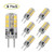 GY6.35 LED Bulb 4W GY6.35 Bulb Equivalent to 25W- 30W Halogen Bulbs, T4 JC Type G6.35/GY6.35 Base, AC/DC 12V Daylight White 6000K G6.35 Bulb, Not-Dimmable (6 Pack)