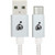 IOGEAR G2LU3CAM01-WT Charge  and  Sync Flip Pro USB-C to Reversible USB-A Cable