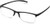 Foster Grant Men's Paolo Reading Glasses Square Black-Transparent 59 mm  plus 1.25