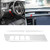 Senzeal ABS Car Interior Central Dashboard Console Cover Trim Frame for Toyota Highlander 2015 2016 2017 2018 2019 3PCS