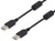 L-COM U2A00001-05M USB Cable w-Ferrite USB Type A Plug USB Type A Plug 500 mm 1.64 ft USB 2.0 Black