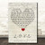 L-O-V-E Script Heart Song Lyric Quote Music Print
