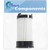 DCF-4 DCF-18 Filter Replacement for GE 106585 Vacuum Cleaner - Compatible with Eureka DCF-4 DCF-18 HEPA Dust Cup Filter