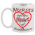 Dual Logo"Nurses are the Heart of Healthcare" and"Caffeine PO Q4H PRN" Nurse Coffee Mug Present| Gifts for Nurses | RN Gift Mugs | Nursing Student Presents | Preceptor Practitioner Funny Cup