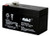 R and D 5551 12V 1.4Ah Replacement Battery by Casil CA1212 12v 1.2ah