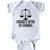 inktastic Daddy Little Co Counsel Lawyer Infant Creeper 6 Months White 3a494