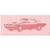 Stencil Stop 1971 Dodge Challenger Stencil - Reusable for DIY Projects Painting Drawing Crafts - 14 Mil Mylar Plastic -9 x 2.81 inches-