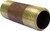 LASCO 17-9489 3-4-Inch by 3-Inch Red Brass Pipe Nipple