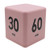 Ranvi TimeCube Timer 152030 and 60 Minutes for Time Management Kitchen Timer Kids Timer Workout Timer Pink