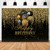Aperturee 7x5ft Happy Birthday Backdrop Glitter Black and Gold Bokeh Balloons Golden Sparkle Sequin Spots Photography Background Adult Women Girl Banner Party Decoration Photo Booth Studio Cake Table