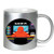 Gamer 11 ounce Silver Ceramic Coffee Mug Tea Cup by M and R