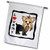 3dRose fl_10819_1 I Love My Yorkshire Terrier Yorkie Garden Flag, 12 by 18-Inch