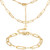 Rosie Olive 18K Gold Dainty Paperclip Link Chain Choker Bracelet Necklace Set Anchor Link Thick Chunky Chain Necklace Bracelet Set Jewelry Gift for Men Women Girls Rosie Olive 18K Gold Dainty Paperclip Link Chain Choker Bracelet Necklace Set Anchor Link Thick Chunky Chain Necklace Bracelet Set Jewelry Gift for Men Women Girls