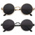 CGID E01 Retro Vintage Style John Lennon Inspired Round Metal Circle Polarized Sunglasses 2 Packs