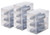 Shoe Storage Box Clear Case Bin Plastic Shoe Organizer Stackable Container - 10 Packs