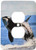 3dRose lsp_2545_6"Killer whale airborne" 2 Plug Outlet Cover