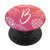 Pineapple With Initial B Pink Gradient ~ Letter B PopSockets PopGrip- Swappable Grip for Phones  and  Tablets