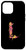 iPhone 12 Pro Max Cool Modern Letter L Abstract Paint Pattern on Black AAN012l Case