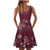 ZASUN Womens Midi Dresses Casual Short Sleeve O Neck Summer Beach Dresses Fashion Print Loose Flowy Sundresses with Pockets