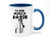 11 Ounce You done messed up A-A-RON Coffee Mug or Tea Cup White+Blue