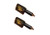 K and S Technologies Marker Lights Mini Stalk Long Stem Carbon-Smoke