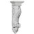 Ekena Millwork COR05X04X15AC 5 3/8-Inch W x 4 1/8-Inch D x 15 1/2-Inch H Acanthus Ribbon Corbel